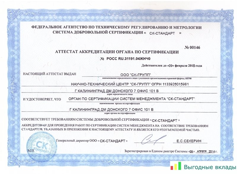 Ооо адрес отзывы. Наименование органа по сертификации. Центр по сертификации Калининград. Офис органа по сертификации.